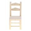 1:12 Dollhouse Furniture Miniature Wooden Kitchen Chair Kids Pretend Play Toy