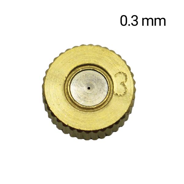 0,2-0,5 mm Watersproeier Nozzle met Lage Druk en 4 mm Buitenschroefdraad Tuinsproeiers Industriële Koelmondstuk 10 Stuks