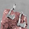 Scandinavian Viking Fashion Valknut Rune Axe Drop Earrings Men and Women Stainless Steel Odin Amulet Earrings Gift Wholesale
