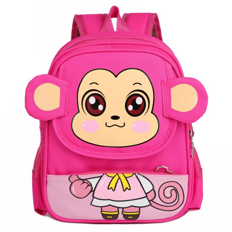 Cute Kids Backpack For School Charming Cartoon Design Lightweight And Comfortable розовый