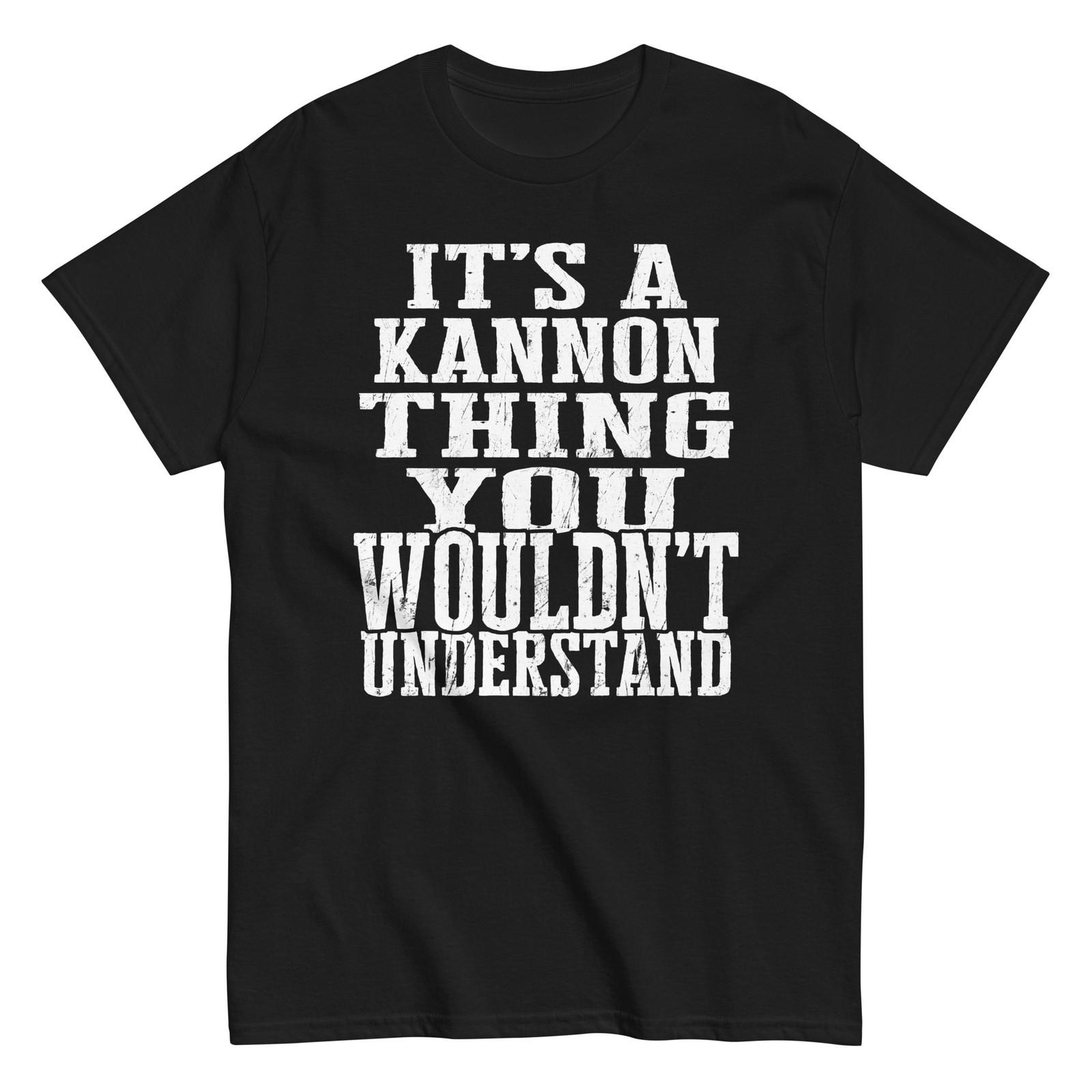 

Its a Kannon Thing Family Reunion First Last Squad Name T Shirt S разноцветный