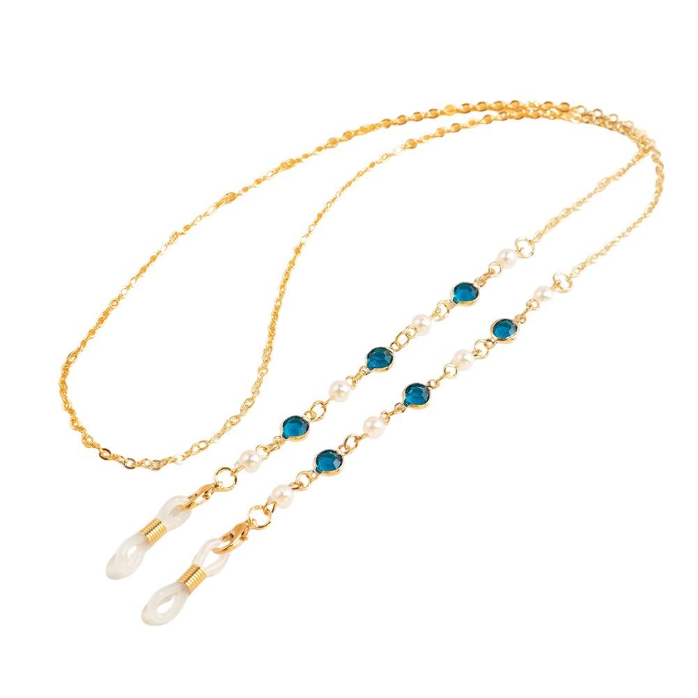 Beaded Reading Glasses Chain Pearl Eyewear Lanyard Fasion Glasses Hanging Chain Women