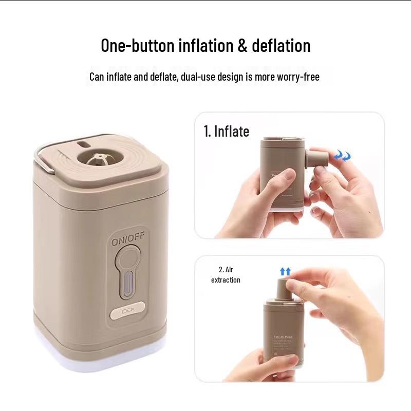 

Надувная кровать Yin Hao с перезаряжаемым литиевым аккумулятором и воздушным насосом для лодок, плавательных кругов и кемпинга на открытом воздухе. 8 cm