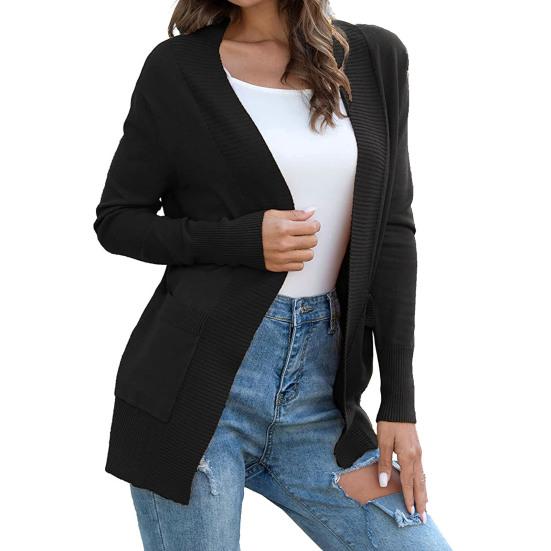 Cardigan Sweater Warm Open Front Casual INS Knitted Autumn Winter Women Cardigan for Dating