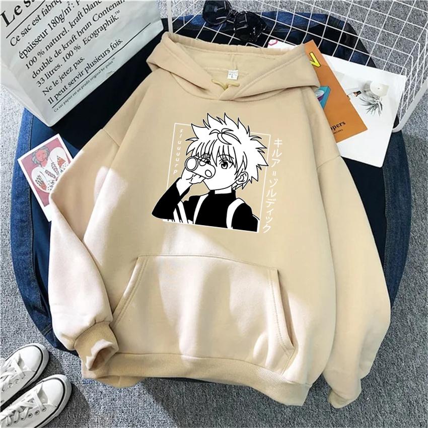 Anime Hunter X Hunter Women's Hoodie Kurapika Devil Eye Hoodies Women Streetwear Pullover Harajuku Unisex Sweatshirt Clothes