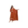 Anni Designer WomenS Rayon Viscose Straight Embroidery Kurta With Pant & Dupatta (Fulkumari RustVks0 Rust Large)