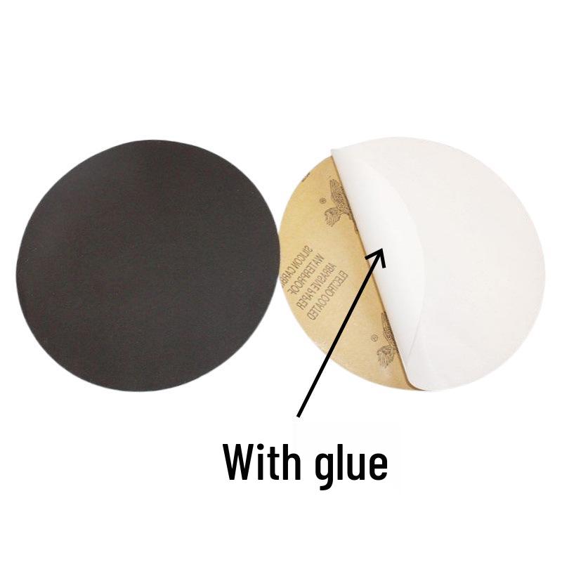 Eagle Brand 8-inch Gold Adhesive Sandpaper for Cameras, 200MM, 220-225MM Diameter, Ideal for Grinding & Polishing, Free Shipping Included