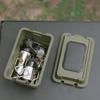 1.1L Outdoor Camping Storage Box Travel BBQ Utensils Organizer Seasoning Bottle Storage Box Portable Desktop Tissue Container