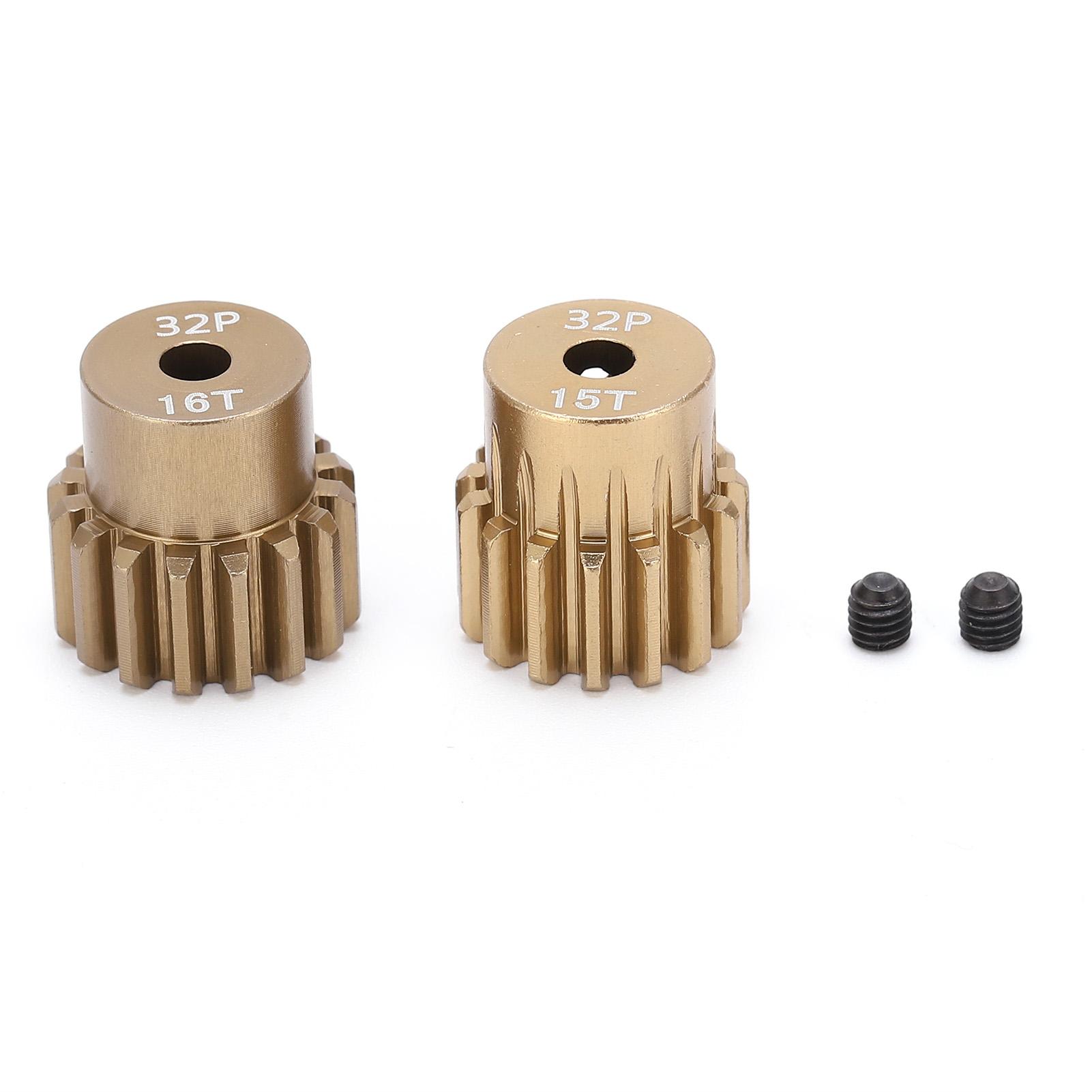 

Motor Gear 3.175mm AntiRust Durable 32P Pinion Accessories for 110 RC Model Car(1516T )