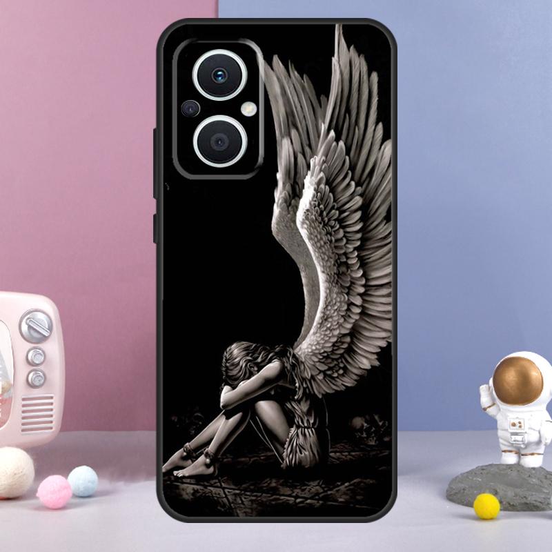 Fantasy Angel Girl Wings Funda For OPPO Reno 11 F 12F 13F 14F 10 12 13 14 Pro 7 8 Lite OPPO Find X9 X6 X5 X8 Pro Case