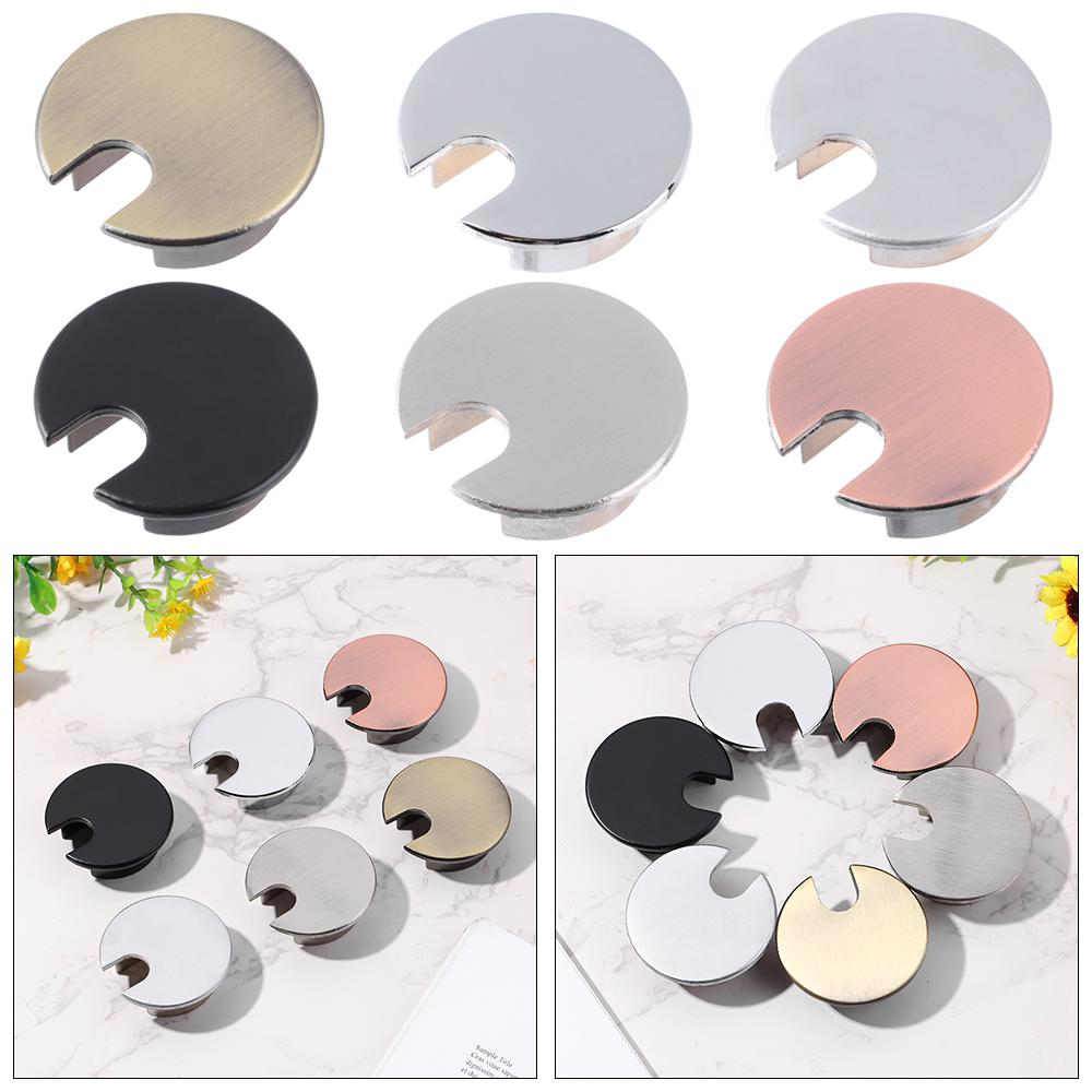 Alloy Buckle Line Organizer Wire Hole Cover Desk Table Cable Fastener Line Box Computer Grommet