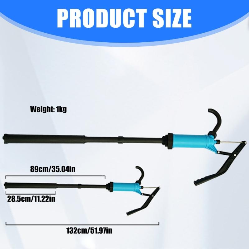 High Efficiency Lever Operated Drum Pump Portable Hand Pump Leak Proof Substance Transfer Pump for 55 Gallon Drums
