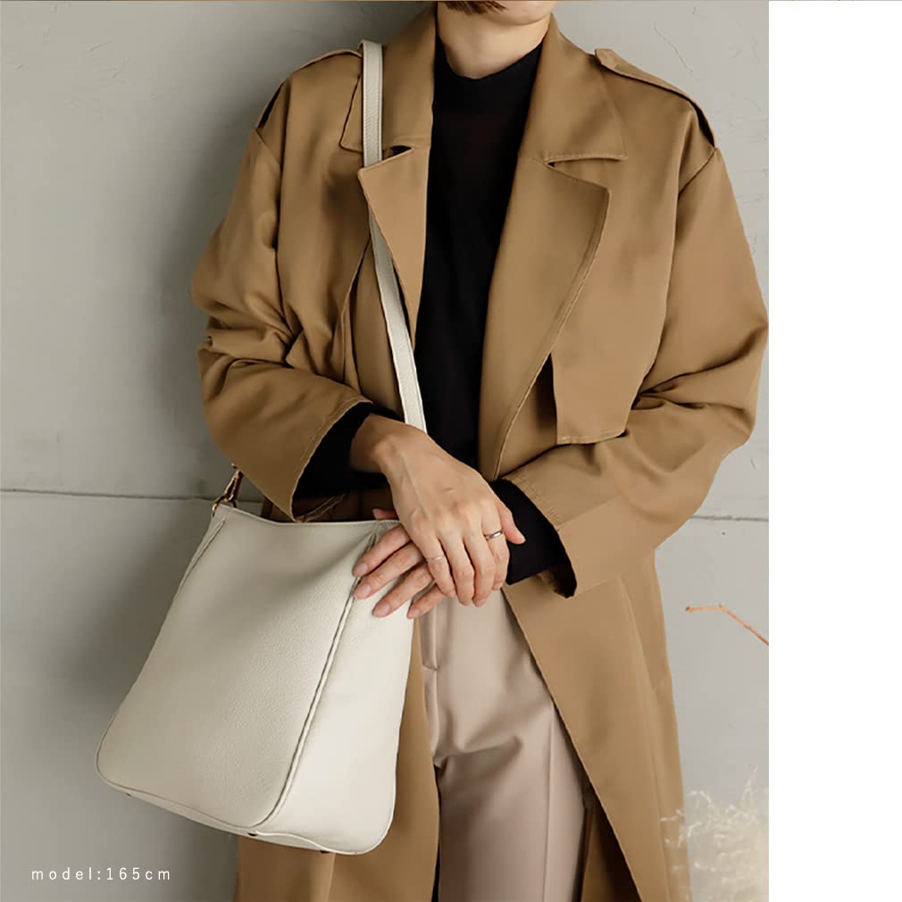 Vita Felice Genuine Leather Shoulder Bag for Women [VITAFELICE] 2-Way Sib-20003n (Off-White)