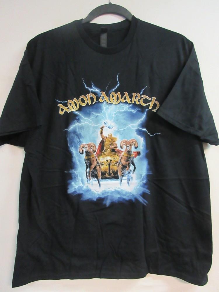 AMON AMARTH OFFICIAL MERCH THOR S HAMMER BAND CONCERT MUSIC  2XL / XXL Unisex T-Shirt L