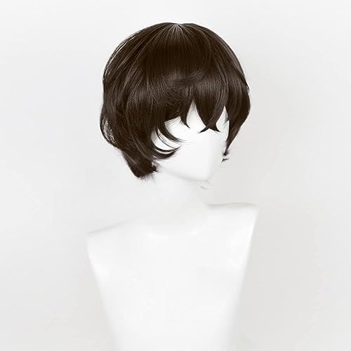 Osamu Dazai Brown Heat-Resistant Cosplay Wig with Net