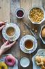 CUP WITH SAUCER FOR COFFEE AND TEA 250 ml CERAMIC MRS. FLOWER