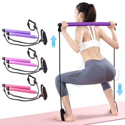 Nou Fitness Yoga Pilates Bar Cross Fitness Rezistență Band Trainer Yoga Trageți Bar Trageți Coarda Portabilă Home Gym Exerciții Corp