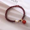 Freshwater Pearl Garnet Bracelet Bangles Women Fashion Jewelry Accessories Gift