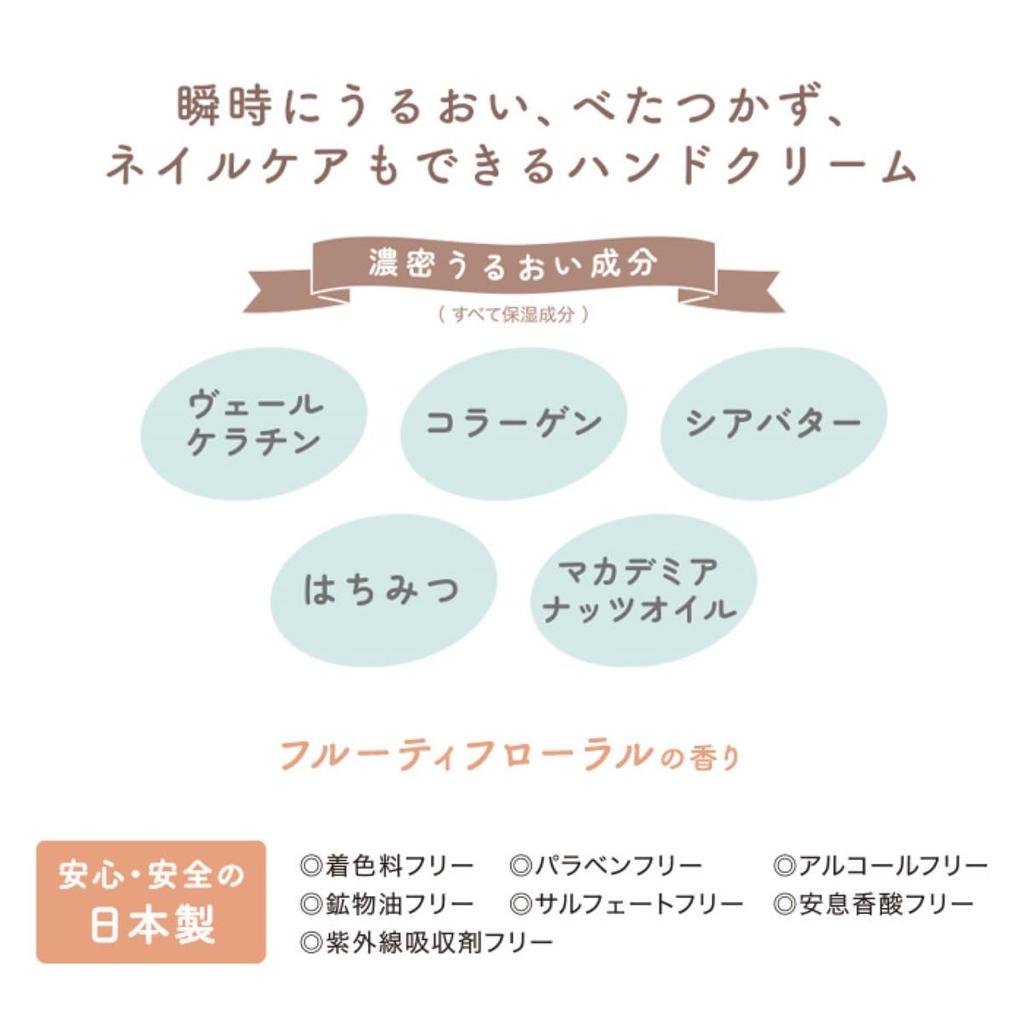Furupuru Hand Nail Cream & (Shibanban Brown, 50g)