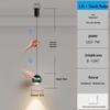 Modern Touch Switch Pendant Light for Bedroom, Living Room, or Study - Adjustable Headboard and Background Wall Lighting