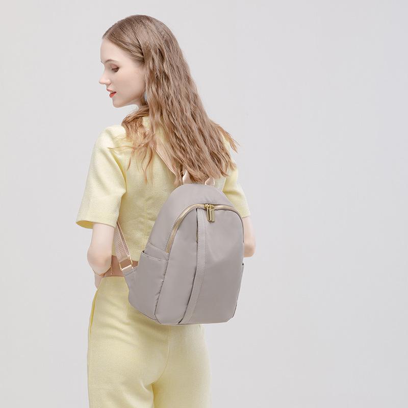 All match Lightweight Oxford Cloth Backpack  New Summer Women's Bag Casual Commuting Backpack Large Capacity Travel Bag