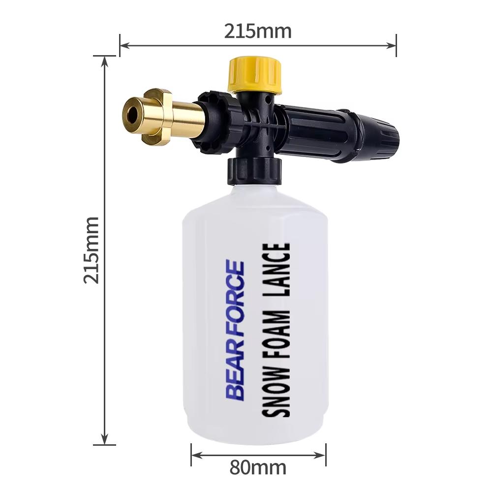 Pressure Washer Snow Foam Lance Foam Nozzle Foam Cannon Soap Gun for Ryobi Karcher Huter Makita High Pressure Cleaner