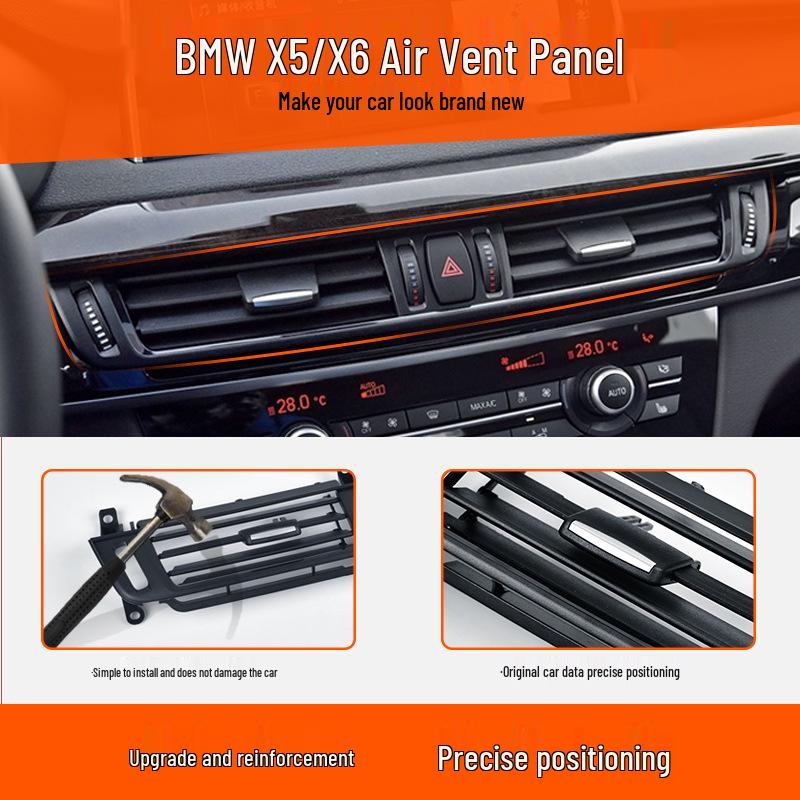 BMW X5/X6 Air Conditioning Vent Panel Grille Mask Car Accessory