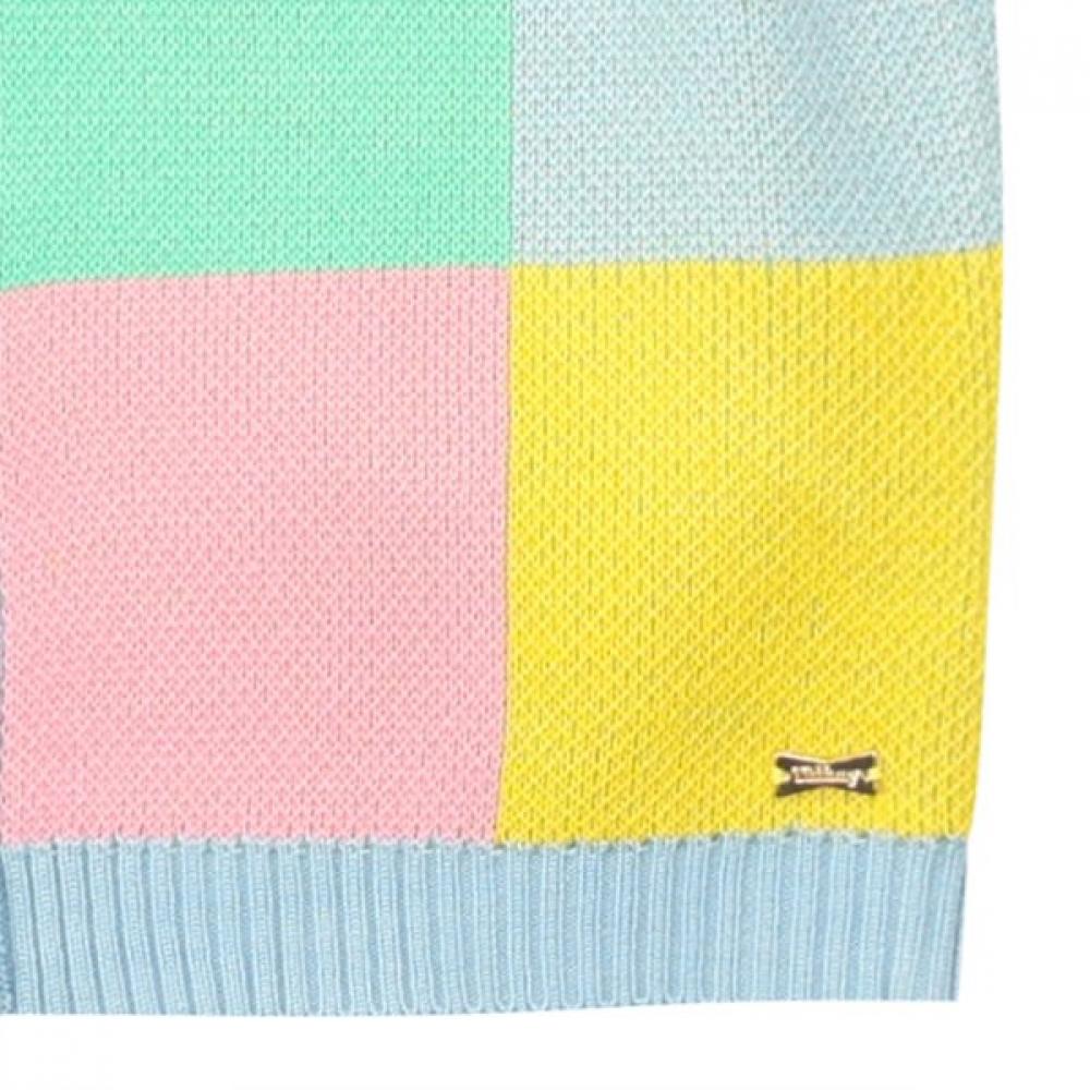 Tiffany Block Knit Cardigan T31kcw021