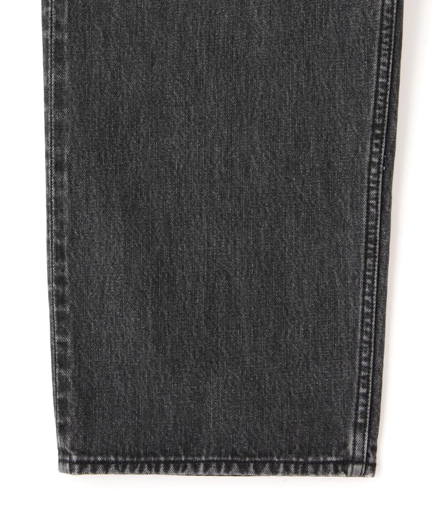 Schott BLACK DENIM Black Denim Size 36 LOT.125 Men's Pants, 011, Black, 782-4211003