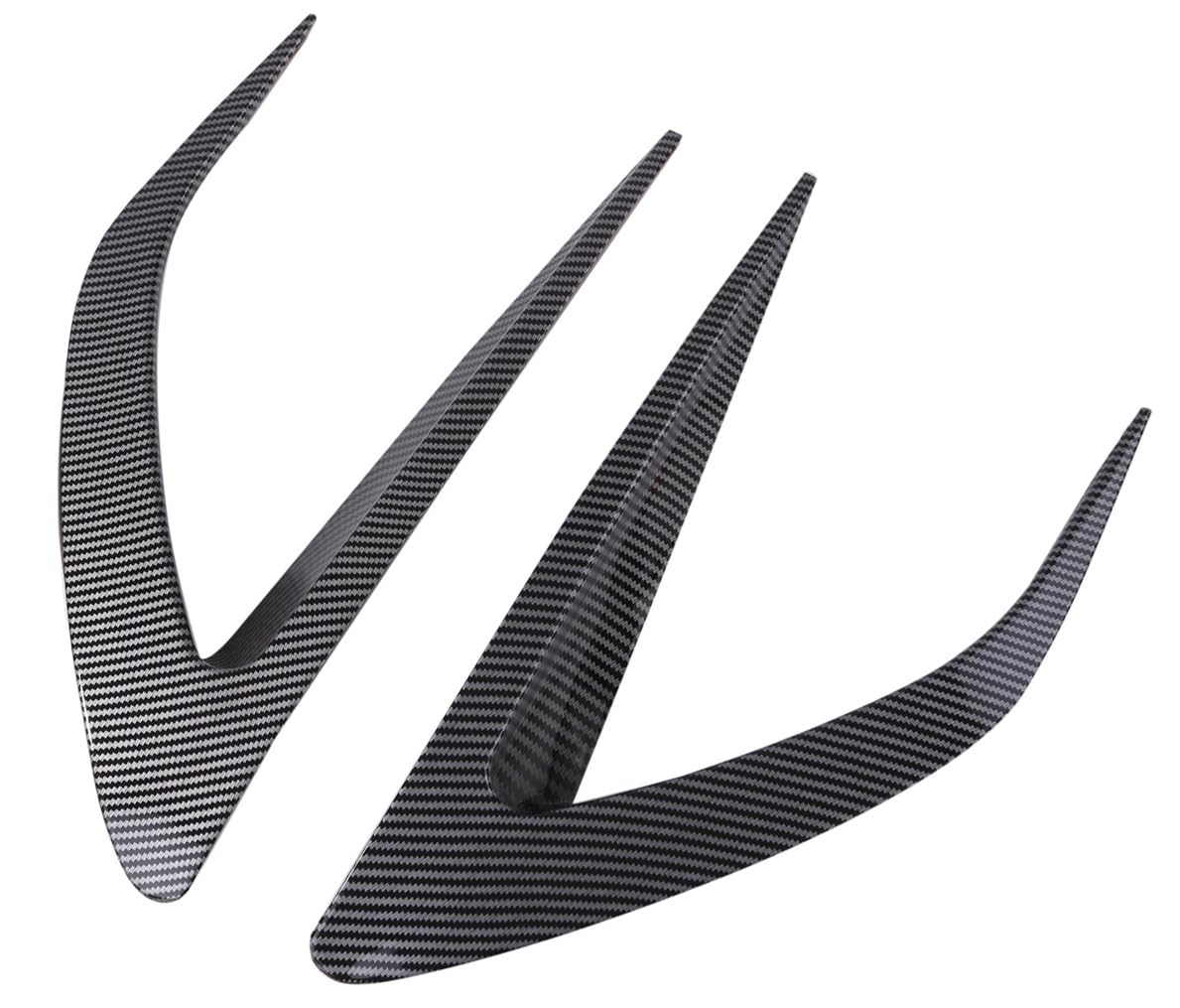 

Front Fog Light Covers and Right for Mazda Roadster ABS Aero Exterior Custom Aftermarket Parts Fiber (Left Set) (ND Type) MX-5, Black, Plastic,