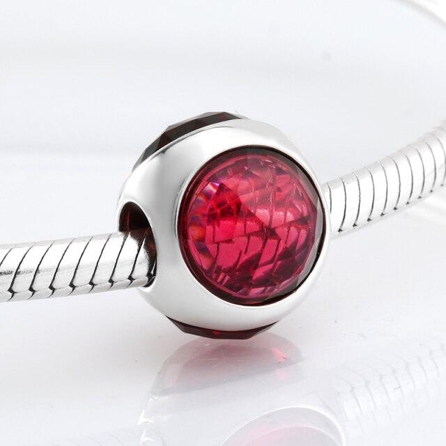 Perles fines en argent sterling 925 de forme ronde La famille est là où l'amour grandit Perles fines à faire soi-même adaptées aux bracelets à breloques originaux Fabrication de bijoux