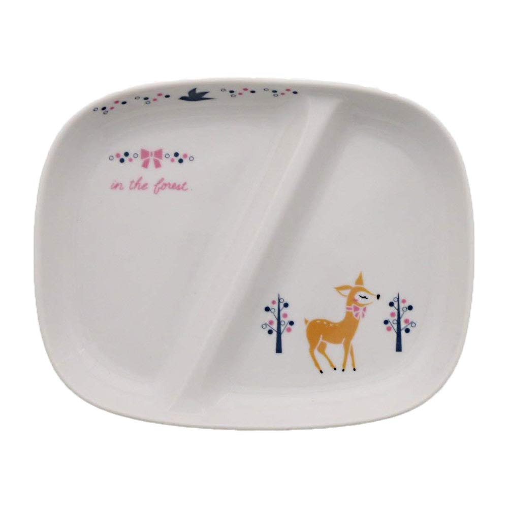 

EAST table Lunch Bambi for by Made in Dishwasher and Microwave Safe (to-01402) Kids Plate, 21.8cm, Design, Girls, TOTOY, Japan, Cute,