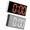 Digital Alarm Clock LED Mirror Electronic Clock USB Power Temperature Humidity Monitors Alarm for Ho