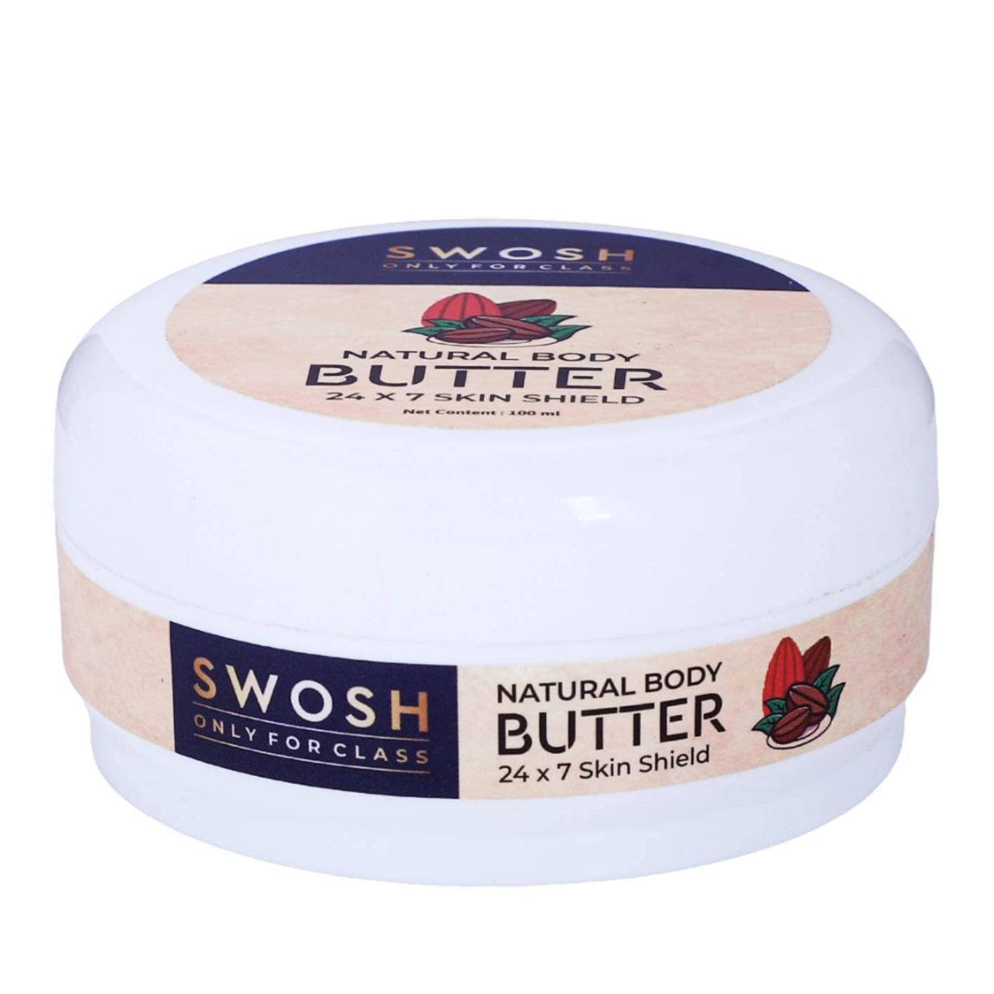 Крем-масло для тела (100 мл), Natural Body Butter Cream, Swosh