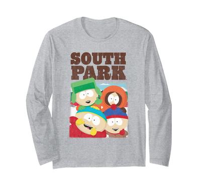 South Park Cast Collage Funny Cartoon Long Sleeve T-Shirt