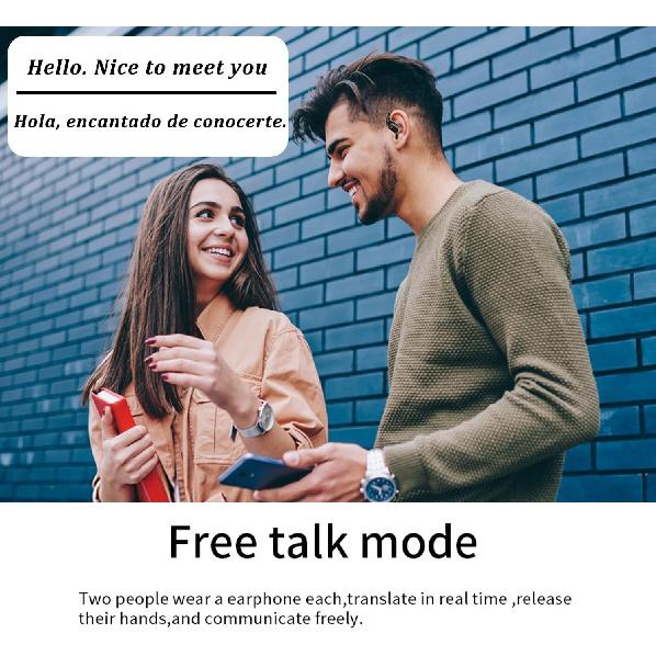 Ai Translation Headphones, Language Translation Earbuds 138 Language, Open Air Traductor, Openair 5 OWS Translation Bluetooth Earphones, Ai