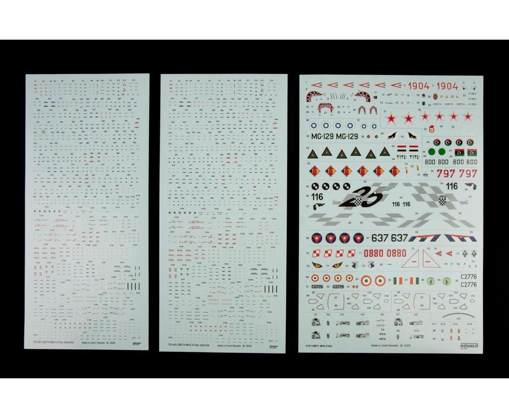 Eduard Dual Combo Limited Edition Plastic Model Kit EDU2151 1/72 MiG-21bis (Airplane)