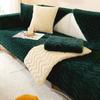 Thickened Plush Sofa Cushion Solid Color Non-slip Sofa Towel Winter Nordic Style Sofa Cover
