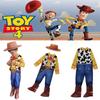 Çocuk Oyuncak Hikayesi Kovboy Woody Tulum Cosplay Kostümü Şapka ve Eşarpla