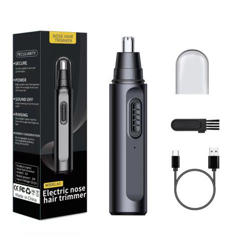 New Mustache Cutter, Etiquette Cutter, Electric Shaver, LCD Screen, Type-C Rechargeable, Washable, Lightweight, Compact, Easy to
