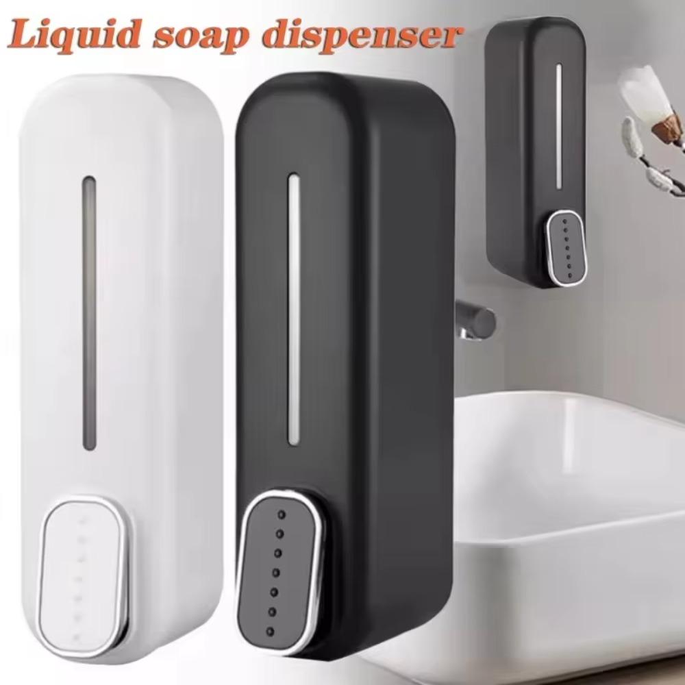 Touch-Free Wall Mount Soap Dispenser Hygienic Hand Soap Dispenser Manual Shampoo Dispenser  Kitchen