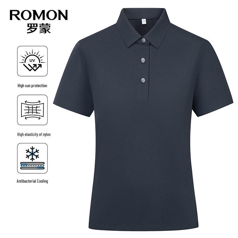 Romons Women s 10A Antibacterial Short Sleeve Polo Shirt 170