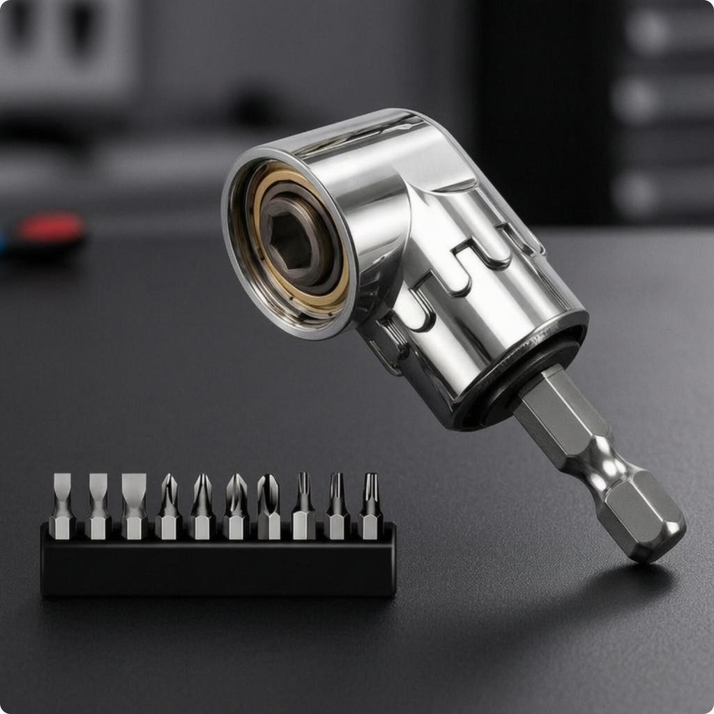 105 Degree Right Angle Adapter | Smooth-Bearing Construction, Tight