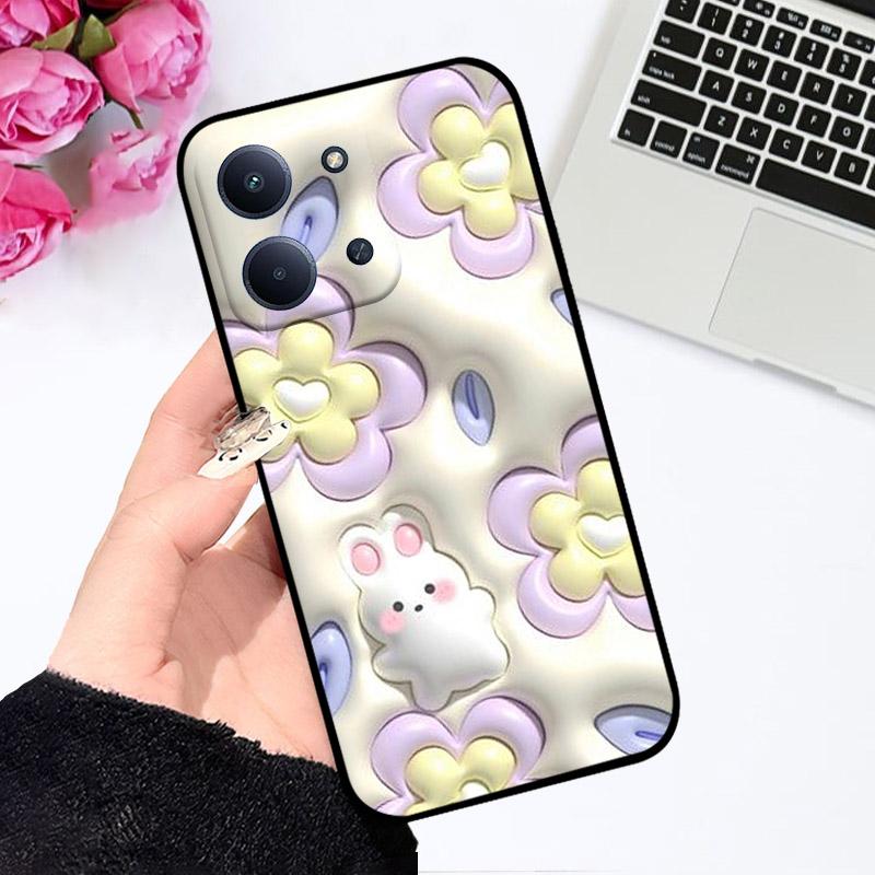 For Xiaomi Redmi 15C 15 C Case Redmi15C Fashion Soft TPU Silicone Anti-falling Back Cover For Poco C85 C 85 Shockproof Bumper