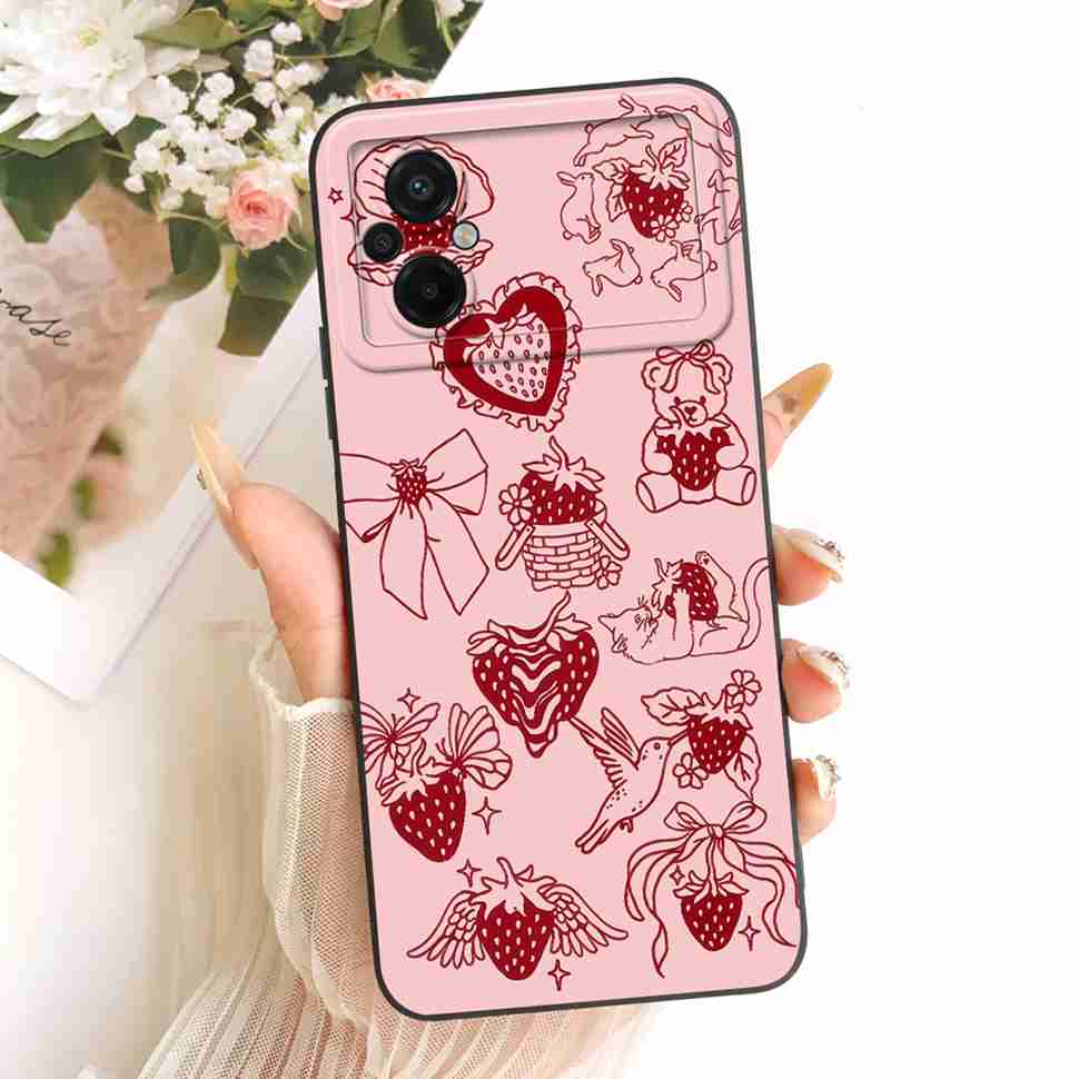 For Xiaomi Poco M5 4G Case Soft Silicone Beautiful Pattern Phone Back Cover For Xiaomi PocoM5 Poco M5 Casing Fundas Capa