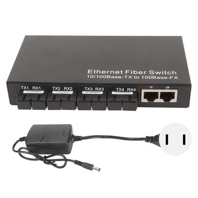 Ethernet zu Glasfaser Medienkonverter Tx1310nm 10 100Mbps Bis zu 25km RJ 45 SC Port Ethernet Glasfaser