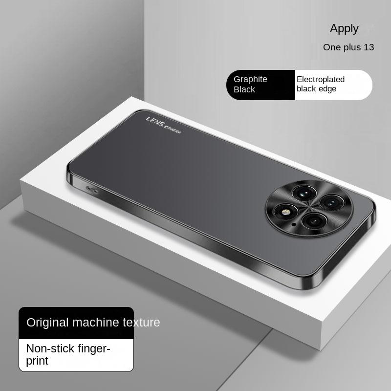 For OnePlus 13 Case Hard AG Matte Plating Lens Protective Back Cover Cases For OnePlus 13T 13R 12 12R 11R Full Cover Phone Shell