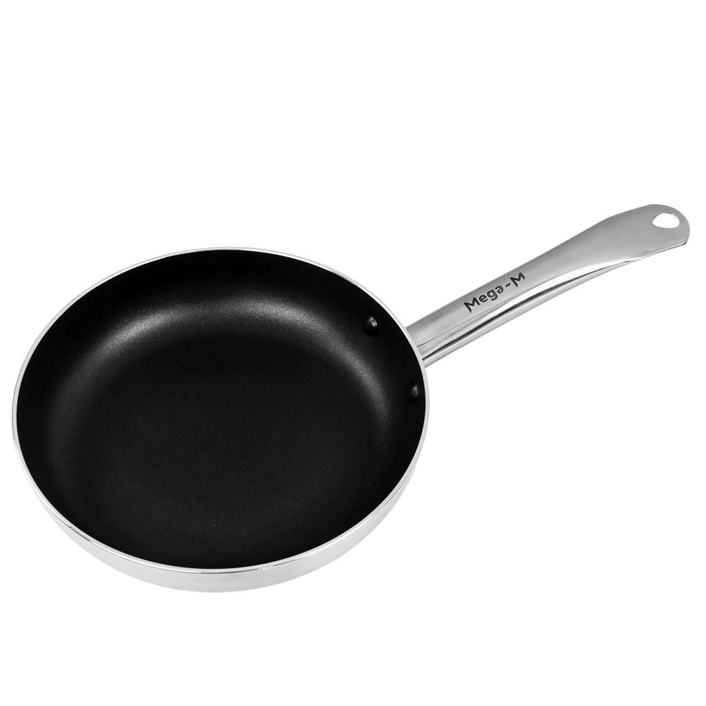 Aluminium koekenpan met antiaanbaklaag Mega-M, diameter 22 cm N