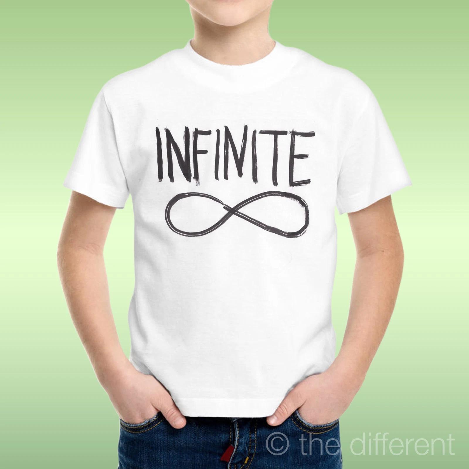 Kids kids boys kids boys kids boys kids boys kids boys T-shirt Black Infinite Symbol Gift Idea 140