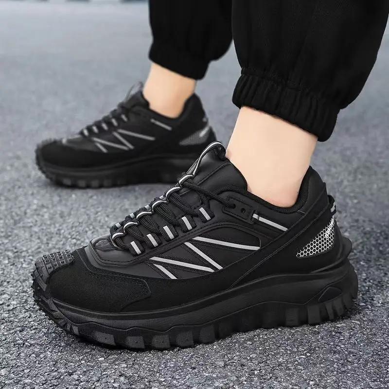 Mode Neue High-End Herrenschuhe Modetrend Vielseitige Freizeitschuhe Dicksohlige Erhöhte Abriebfeste Lauf-Sportschuhe Sneaker